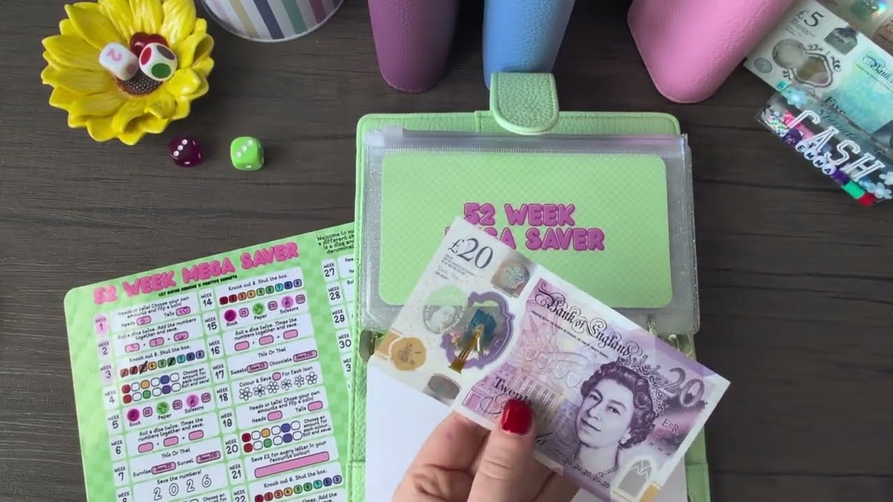 JANUARY26 WEEK 1 & 2 CASH STUFF SINKING FUNDS SEASONAL & MINIS - 52 Week Mega Saver wants how much 😱