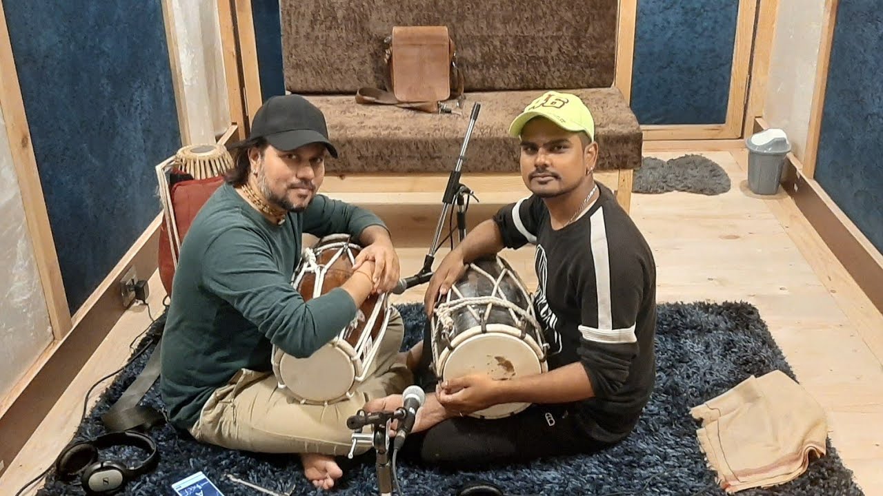 How to play dholak in recording studio...