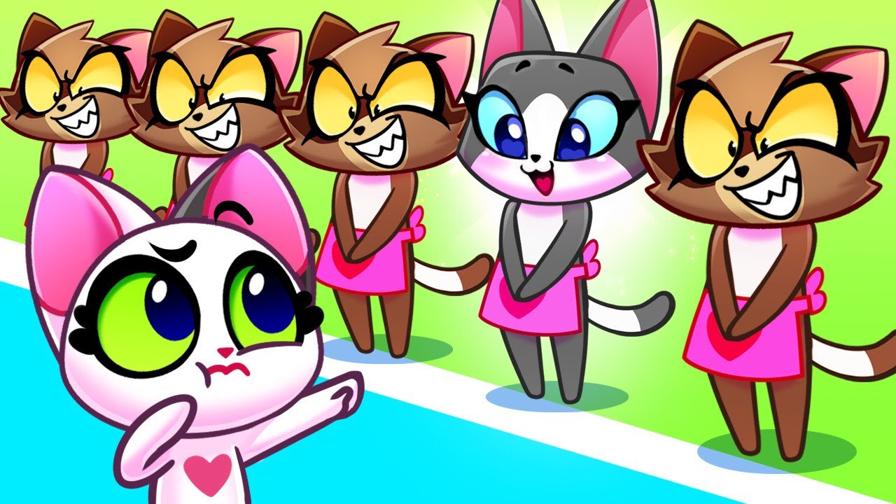 😈 Stranger Copycat 😱 Where Is My Mommy? Copy Mom Stories for Kids by Purr Purr 😻