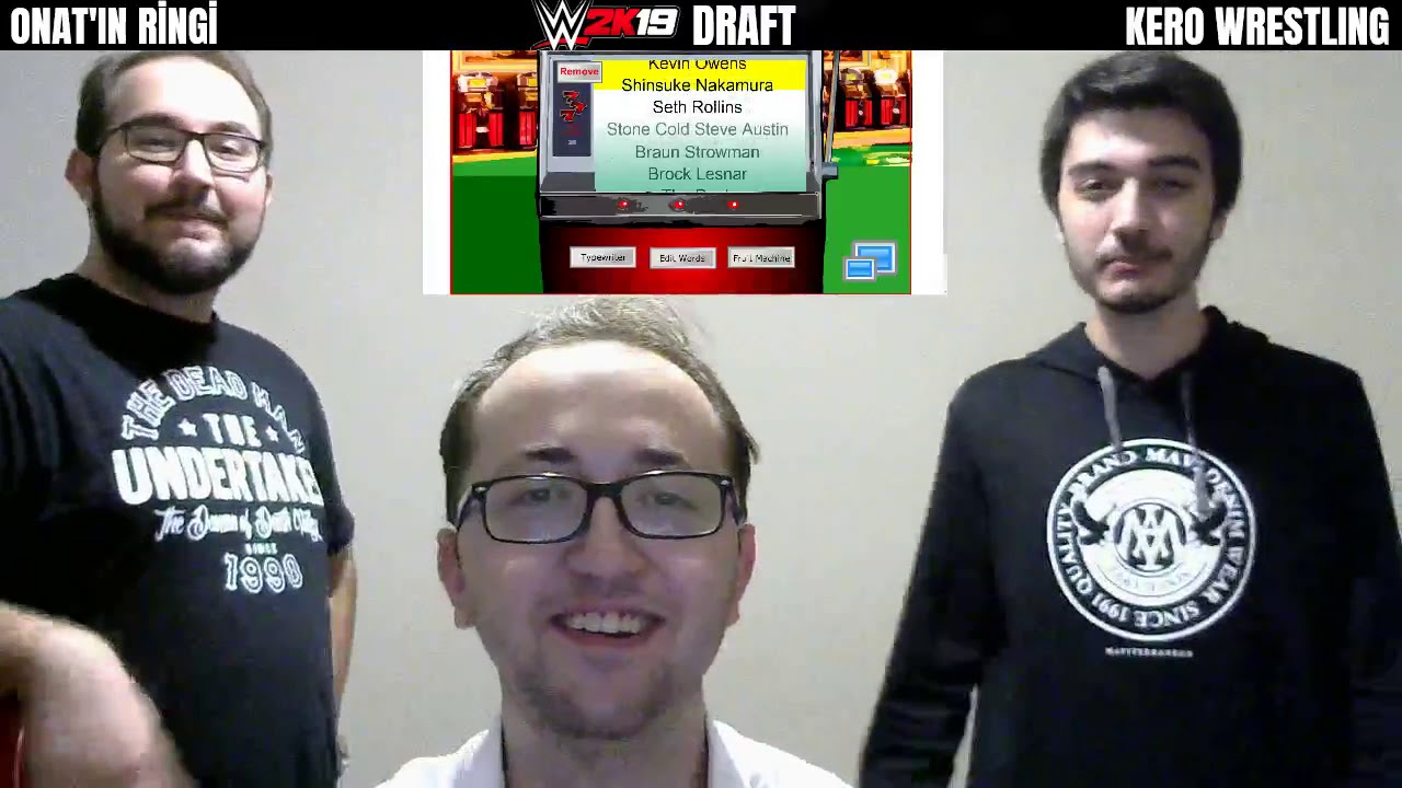 KEROWRESTLING vs ONAT'IN RİNGİ | DRAFT GÜNÜ | WWE 2K19 Universe Mode (Yayın Tekrarı)