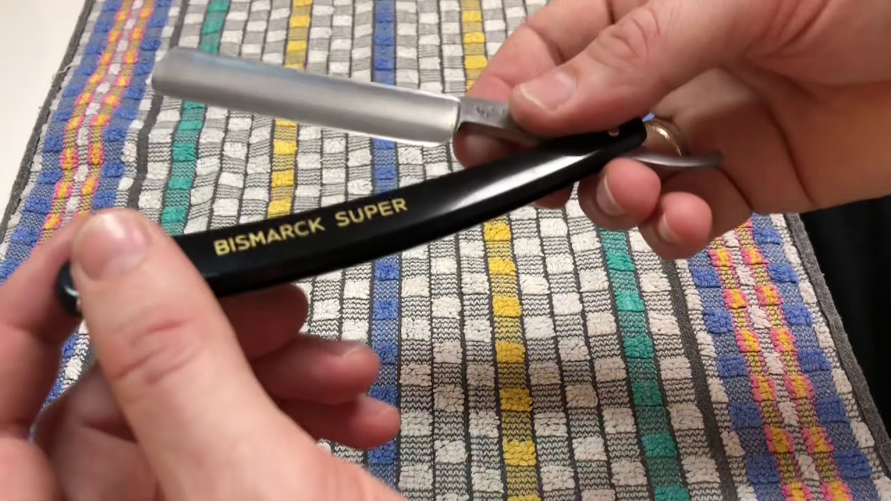 Rasiermesser Dovo Bismarck Super schärfen, Teil 1