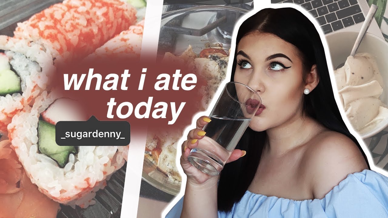 realistic WHAT I ATE TODAY | něco jako daily vlog ale o jídle | SugarDenny