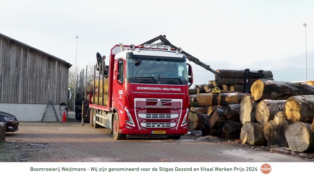 Boomrooierij Weijtmans genomineerd voor de Stigas Gezond en Vitaal Werken prijs 2024.