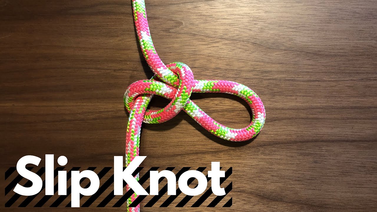 [ Arborist Knot Tutorial 攀樹繩結 ] Slip Knot 活結 Step - Purpose - Attention - Practice