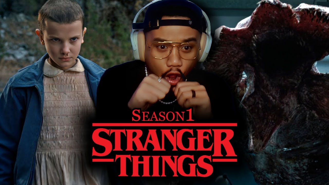 BINGE watching *STRANGER THINGS* FULL SEASON 1 Reaction | First Time Watching