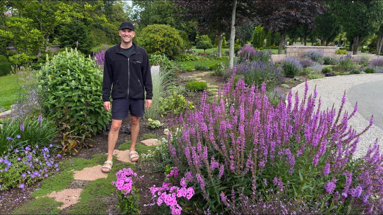 Garden Design Ideas for a New Flower Bed | Purple Perennials & More | Perennial Garden