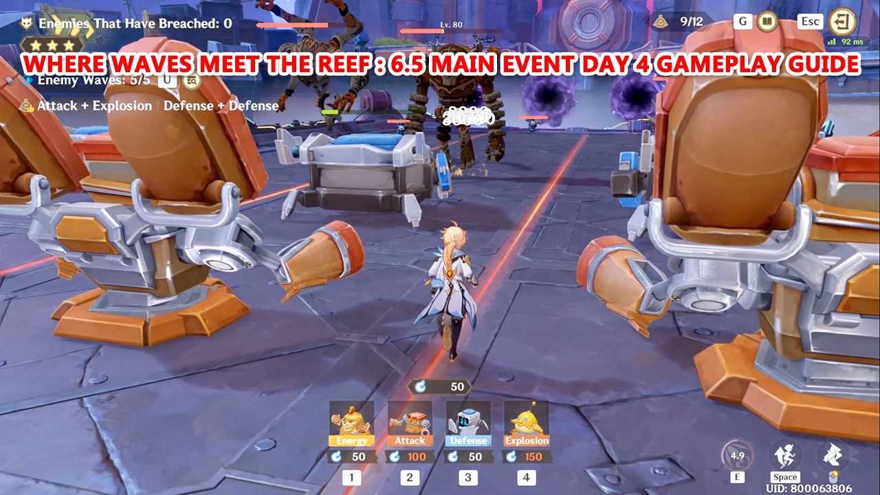 Genshin Impact Where Waves Meet the Reef : 6.5 Main Event Day 4 Gameplay Guide