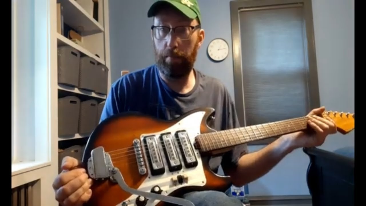 Teisco Del Rey 3 Pickup Guitar Story/Demo