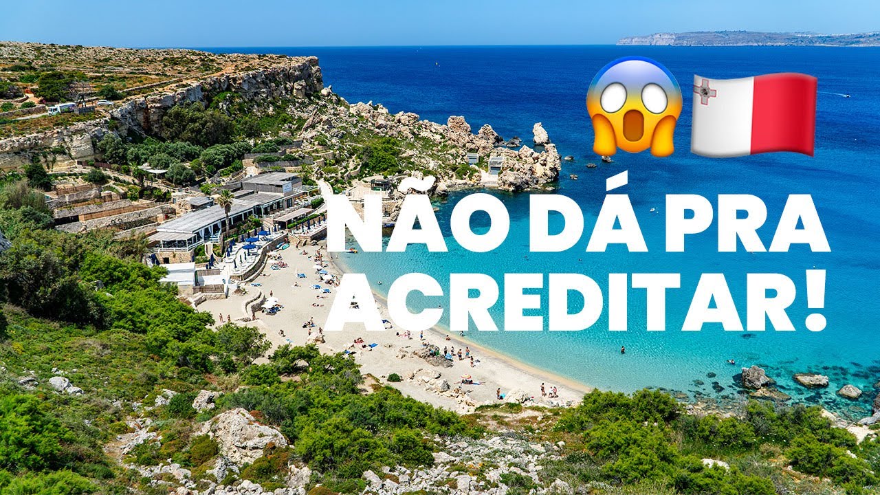 ESTAS DUAS PRAIAS DE AREIA EM MALTA TEM ÁGUA CRISTALINA📍Paradise Bay + Mellieha Bay