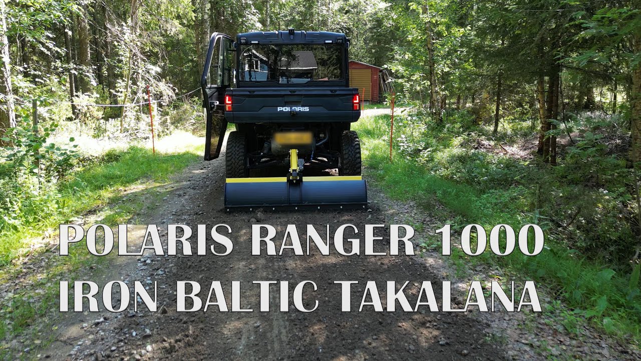 POLARIS RANGER 1000 Nordic Pro ja IRON BALTIC takanostolaite takalanalla. Kokemuksia ja ajatuksia.