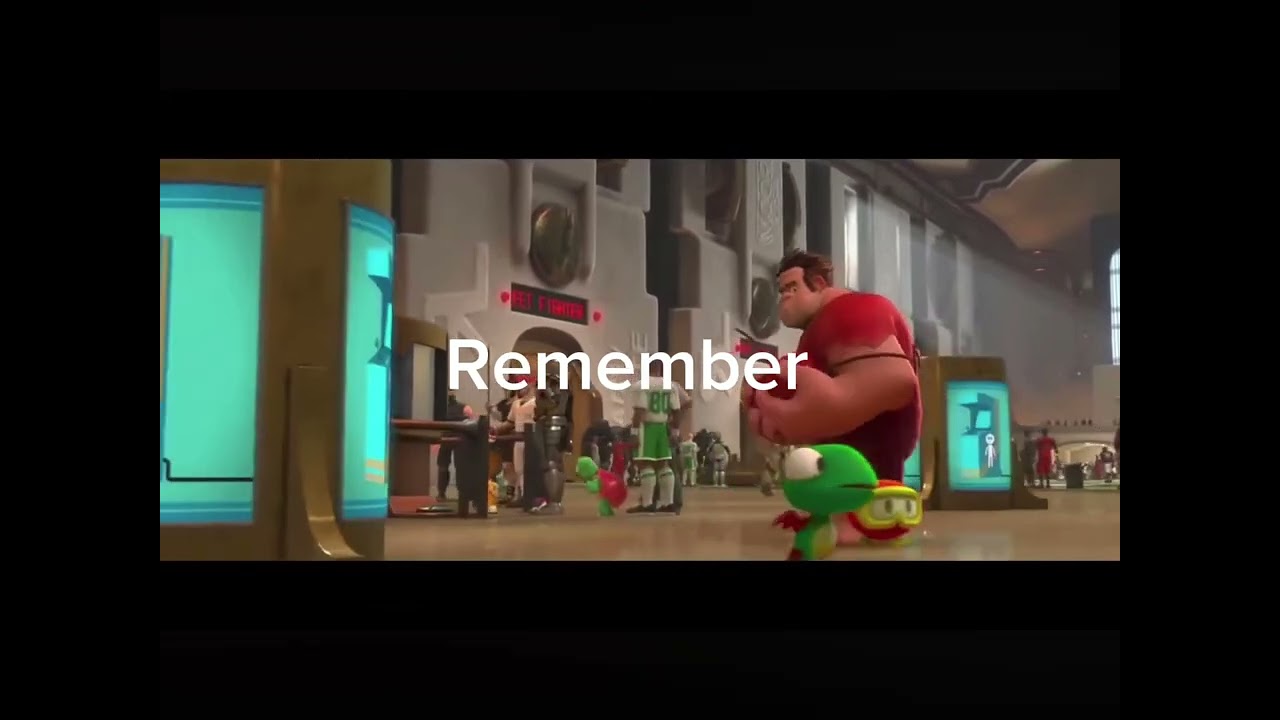 I edited wreck it Ralph clips part6