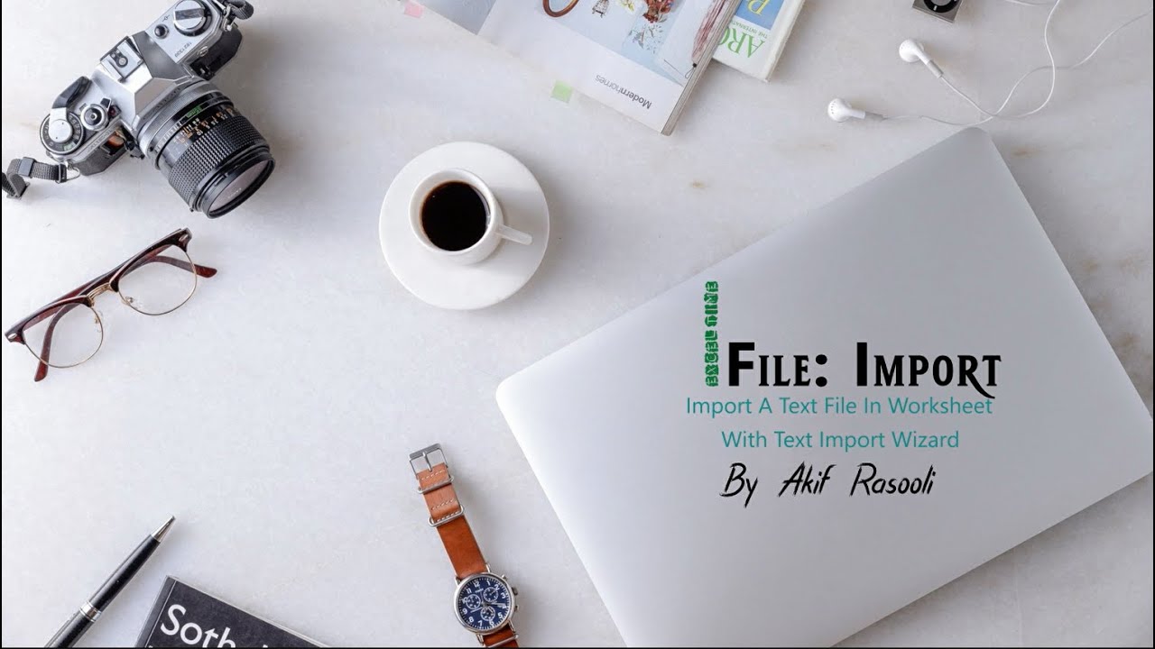 Import A Text File In Worksheet With Text Import Wizard