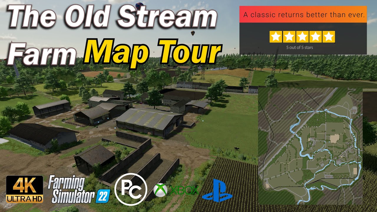 The Old Stream Farm | Map Review | Farming Simulator 22