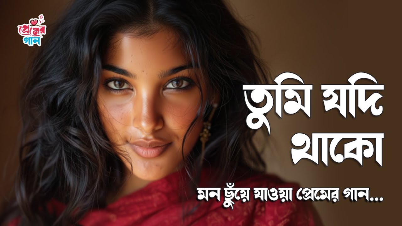 তুমি যদি থাকো | Tumi Jodi Thako | Bangla Love Song | Lyric Video | Premer Gaan - প্রেমের গান
