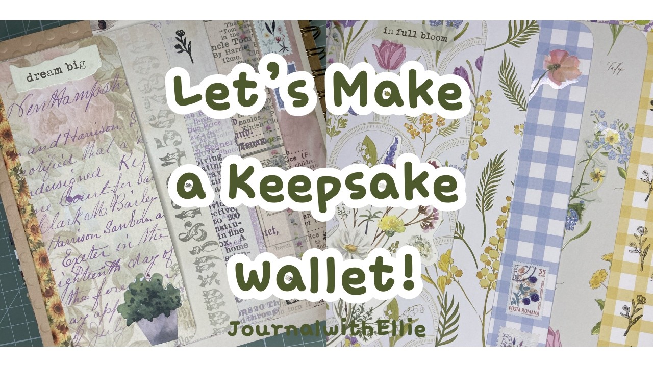 Junk Journal Keepsake Wallet Tutorial | *SUPER EASY & BEGINNER FRIENDLY*