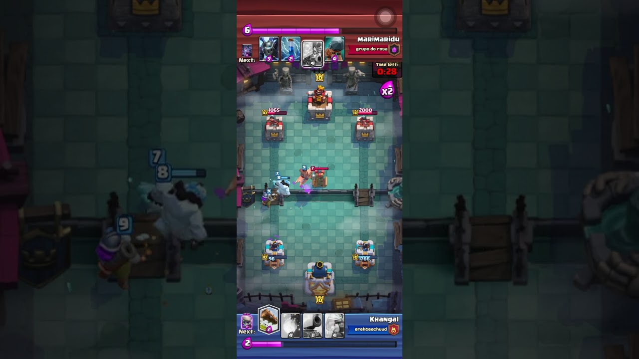 Holy comeback (I was trying out 2.6 hog cycle) #clashroyale #hogcycle 