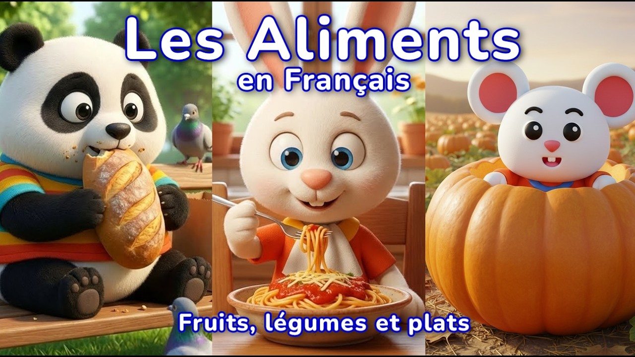 La nourriture | Animots | French for Kids