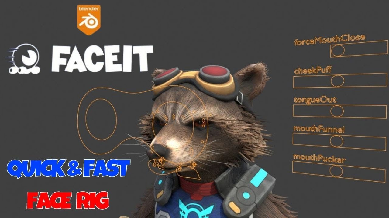 Blender Tutorial : Face Rig with FACEIT for Beginners | Faceit Blender
