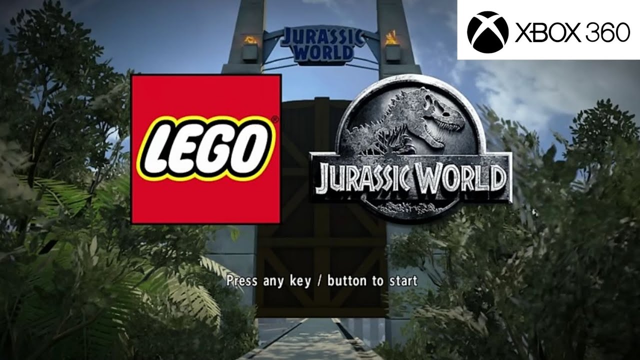 lego Jurassic world Xbox 360 / park 1 (part 1) / new year special 🎉🎉🎉