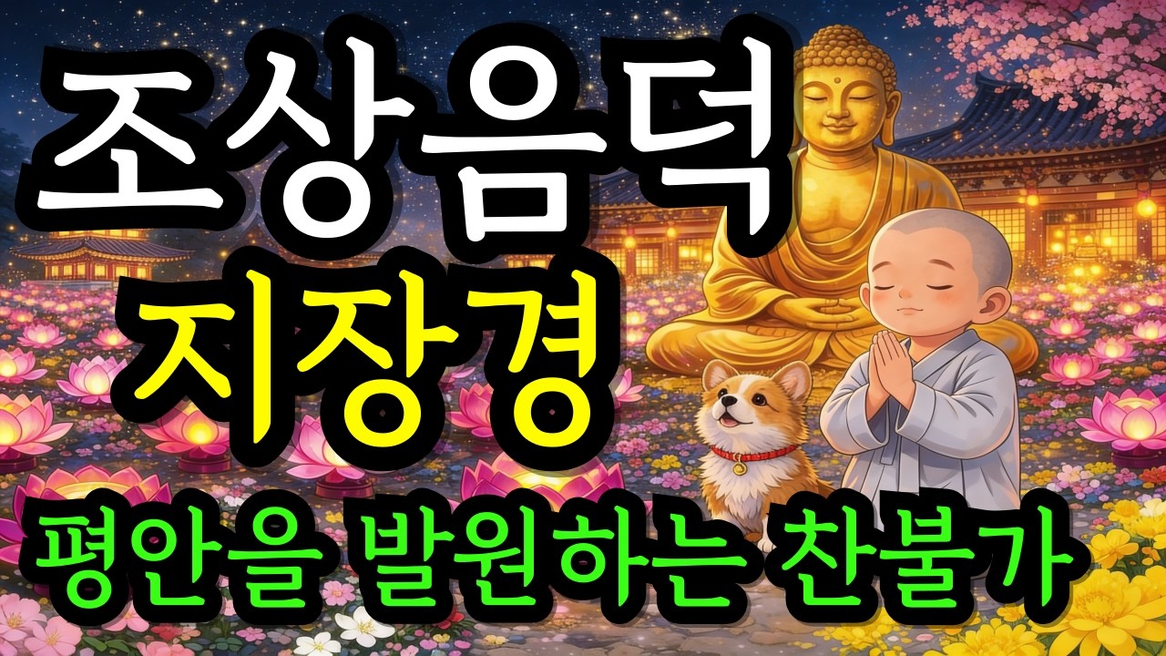 조상님께 복 받는 지장경 불교 노래 | 조상음덕 집안에 가득 복 들이는 불교 음악 | 새로운 날 맞이하며 들어주세요 #찬불가 #새해노래 #조상덕