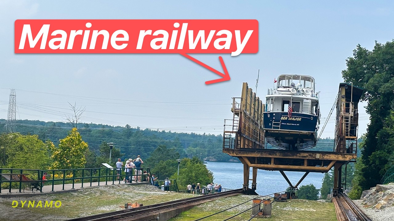 Canadians Still Move Boats On This Bonkers Old Machine