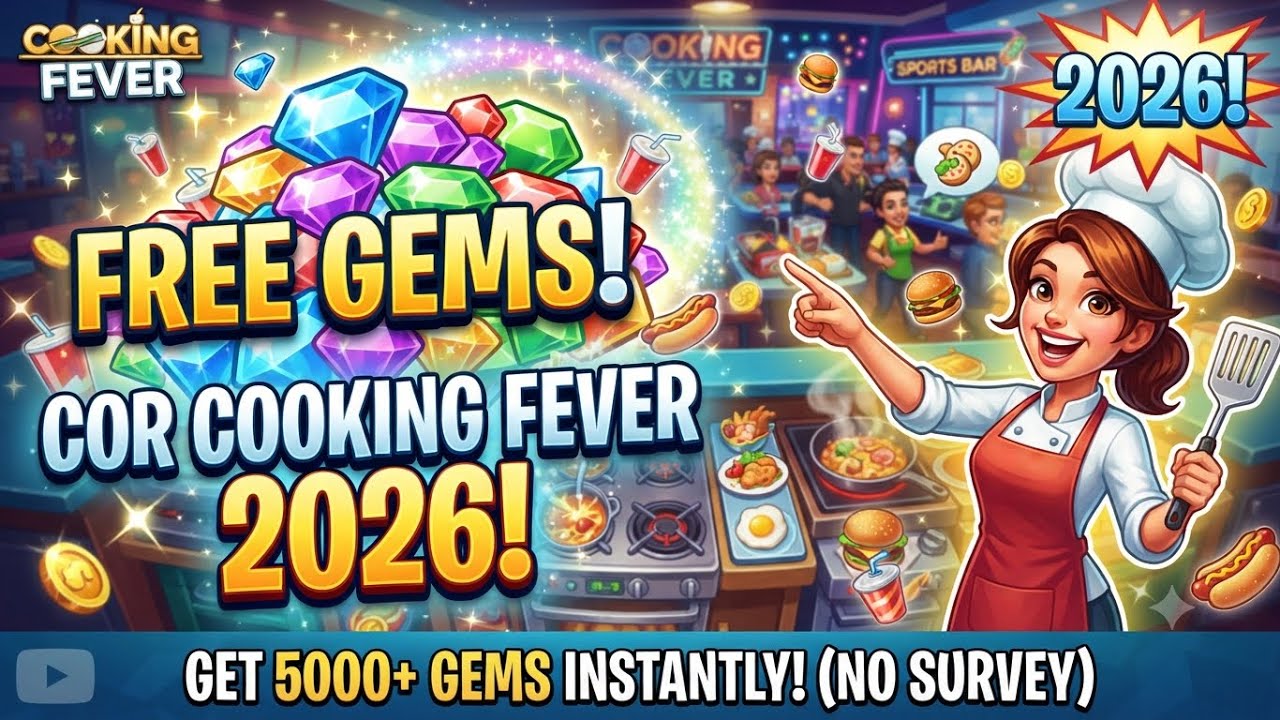 Cooking Fever Hack 💎 How To Get Unlimited Coins and Gems In Cooking Fever (2026)