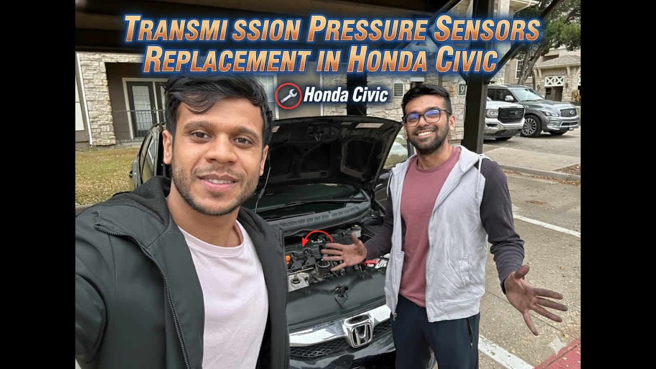 Замена датчика давления в трансмиссии на Honda Civic | Датчики давления в трансмиссии | Rja 500