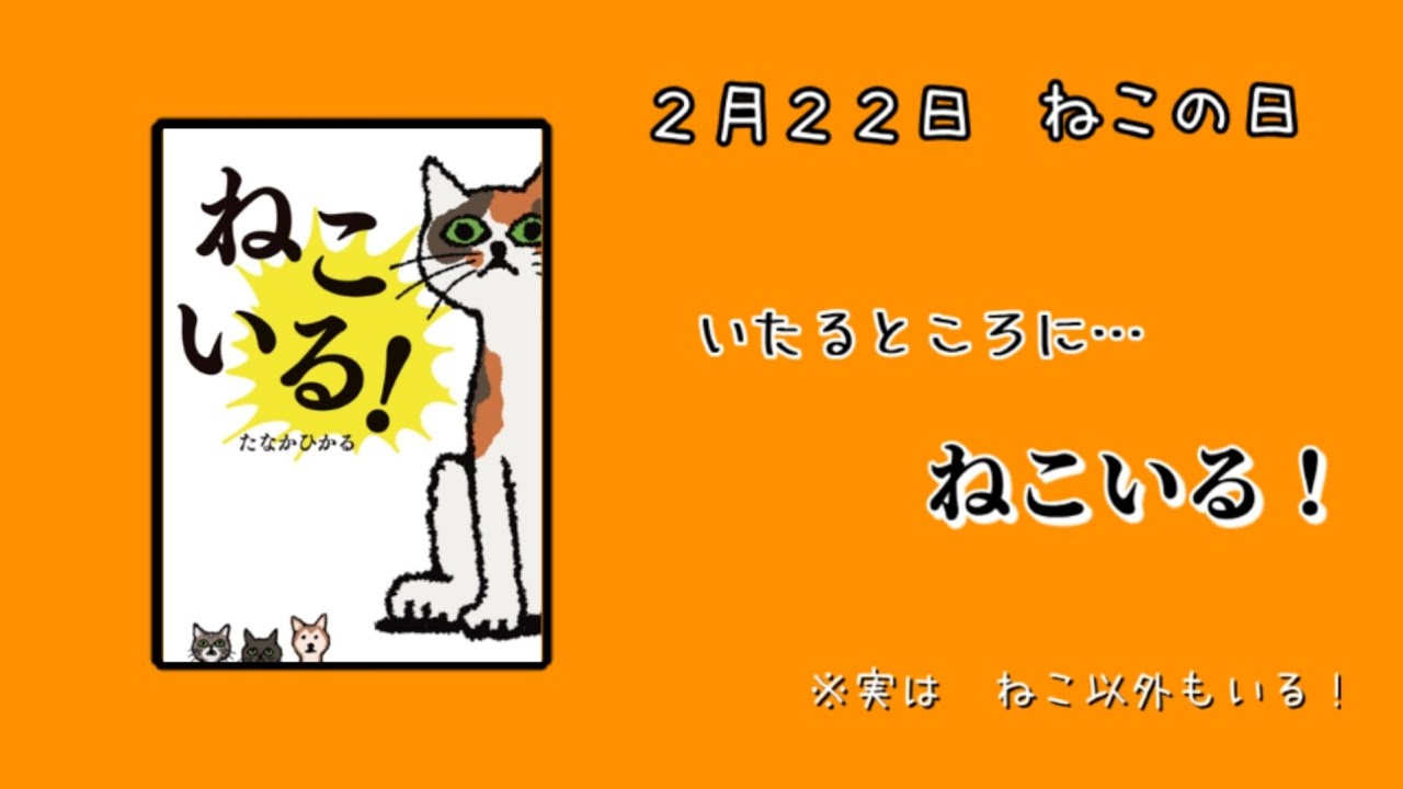 【絵本紹介】ねこいる！