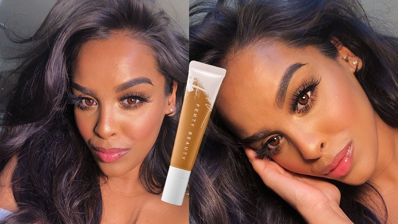FULL FACE OF FENTY BEAUTY - TESTING HYDRATING FOUNDATION| NikkisSecretx