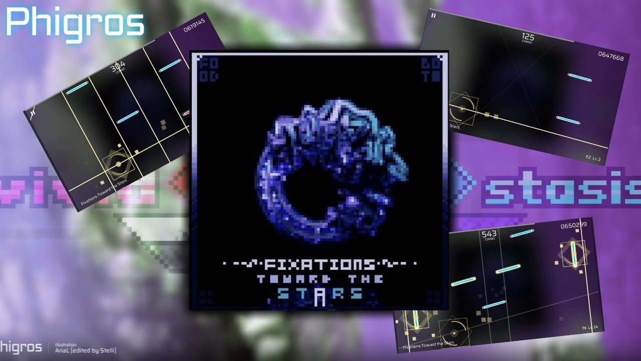 [Phigros] Foodbot - Fixations Toward the Stars | EZ, HD, IN