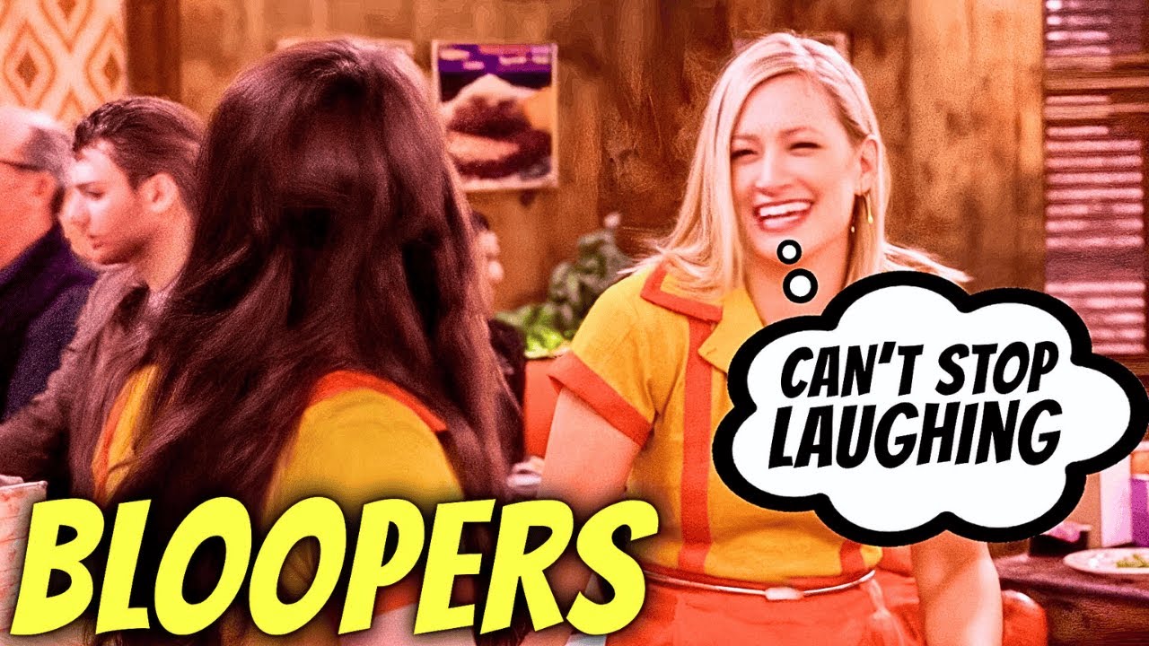 The Most Funny Bloopers In 2 Broke Girls!