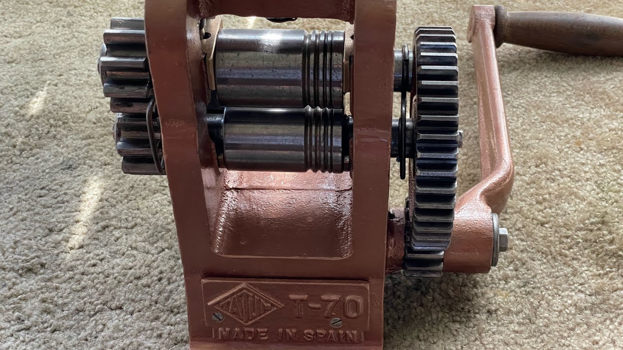 Vintage Tatum Rolling mill restoration Model T-70