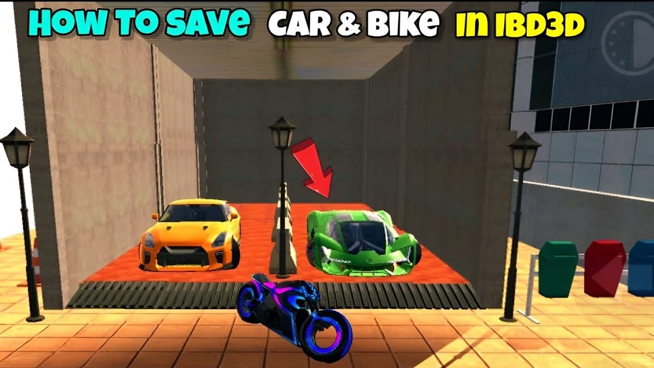 How To Save Cars And Bikes Permanently In Indian Bike Driving 3d 😱💯 //