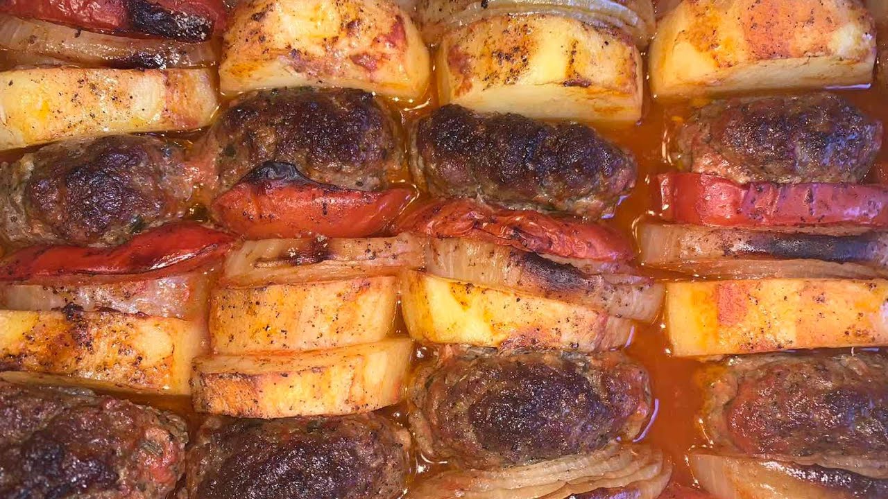 КОФТА ИЗ БАРАНИНЫ С ОВОЩАМИ ОТ ТАРЕКА