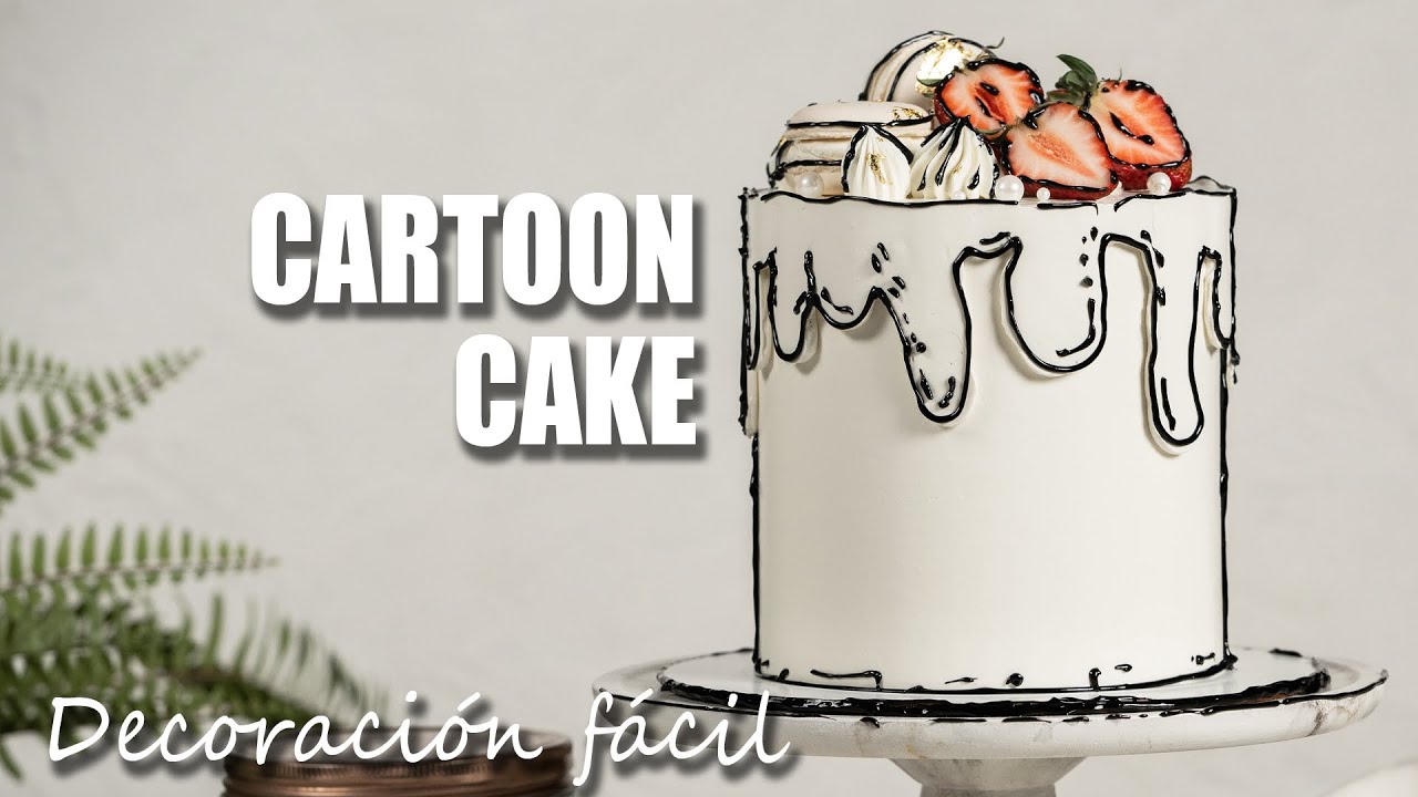 CARTOON CAKE | Pastel de Caricatura | 5 Decoraciones fáciles