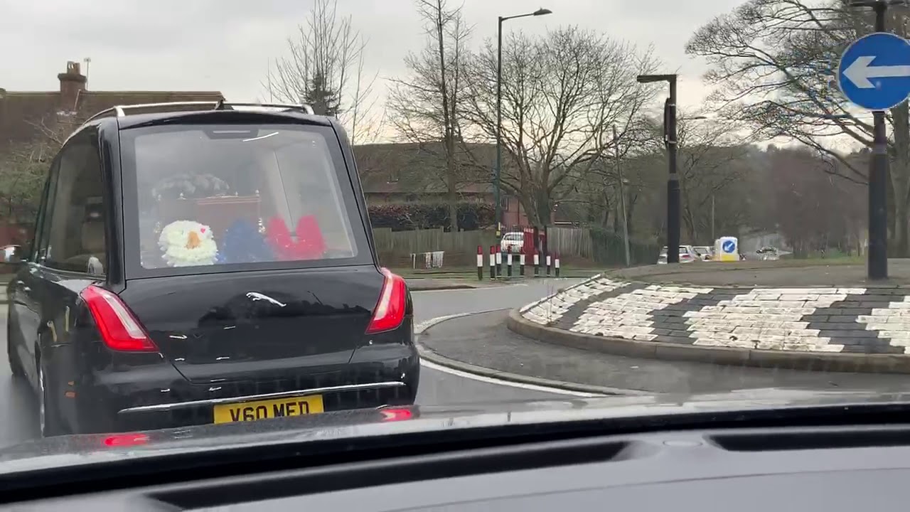on the way to Lodge Hill Crematorium
