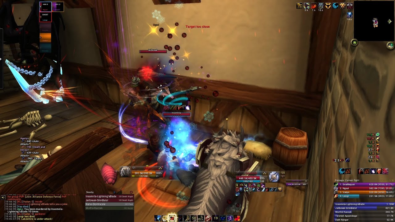 WPvP Redridge Escalation - Feral Druid PvP - Vaeyn 249 - WoW BfA 8.3