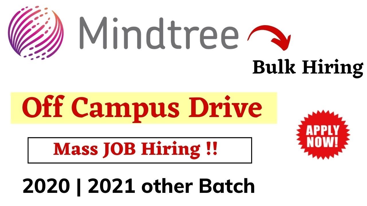 Mindtree off campus 2021 | 2020 batch - Mindtree recruitment process 2021 | off campus drive 2021