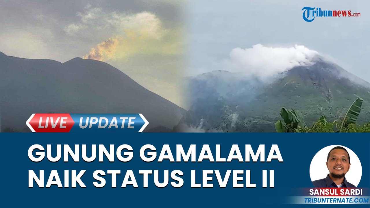 Status Gunung Gamalama Ternate Alami Peningkatan Kegempaan, Kepala BPBD: Naik Level II Waspada