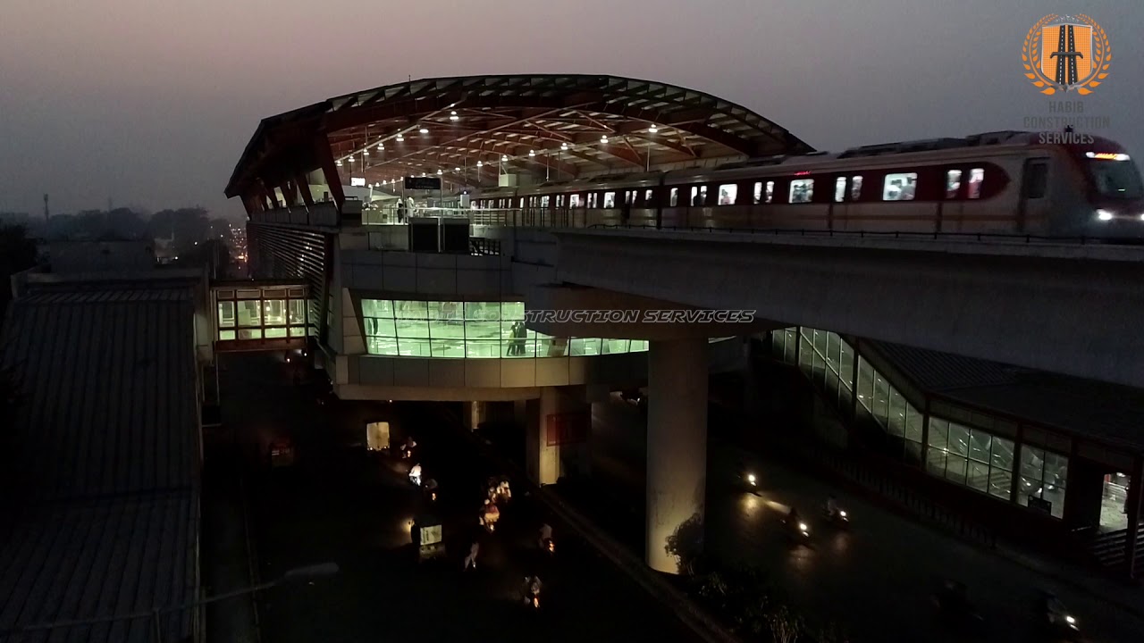 Lahore Orange Line Metro Train Project