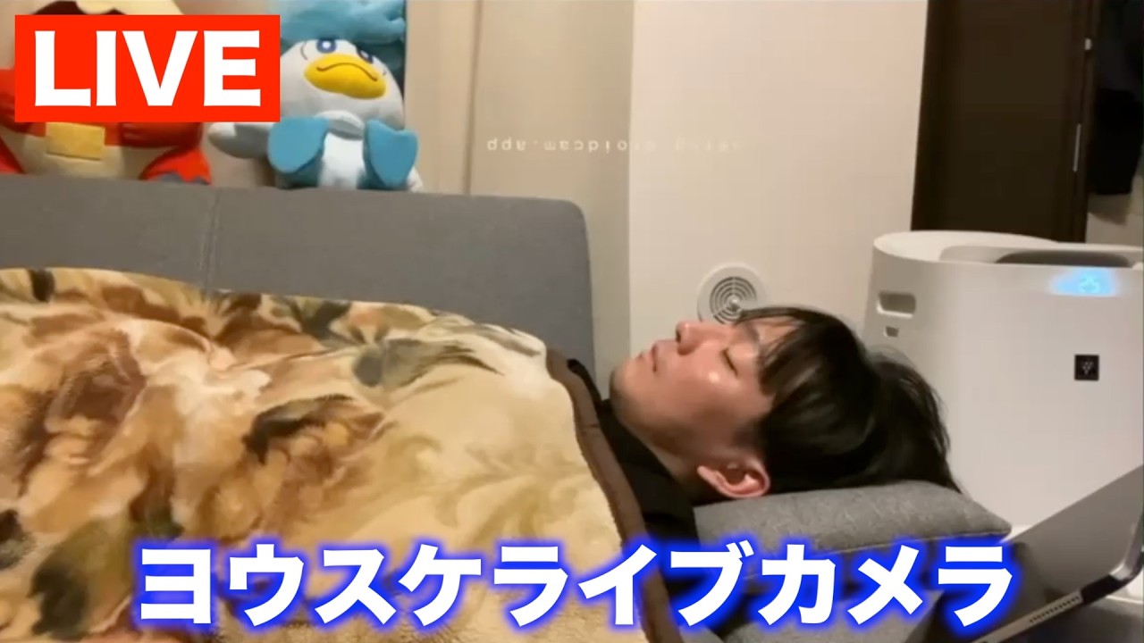 【ようすけライブカメラ】動画編集や作業