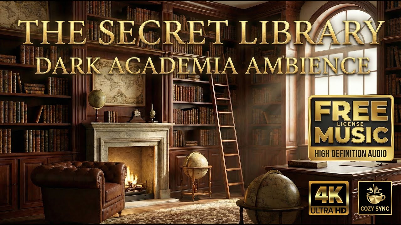 The Secret Library - Dark Academia Ambience 🕯️ Classical Music for Studying & Reading [Free License]