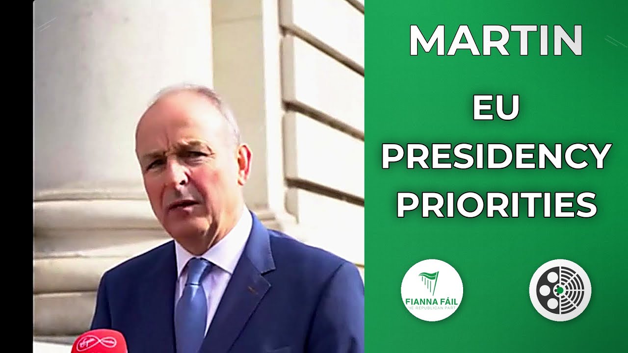 Михол Мартин: презентация приоритетов председательства Ирландии в ЕС