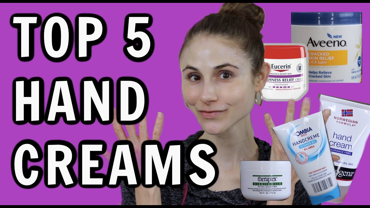 DERMATOLOGIST'S TOP 5 HAND CREAMS| DR DRAY