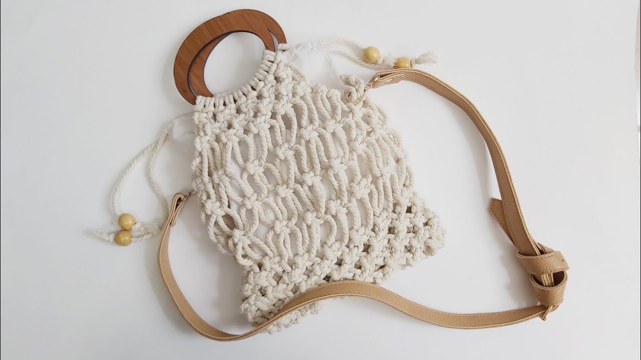 Macrame Tote bag | DIY | آموزش کیف ساحلی مکرومه