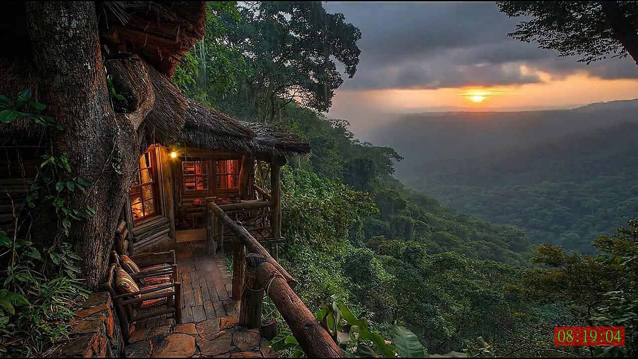 Deep Calm Piano Music with Rain Sounds for Sleeping and Mindfulness