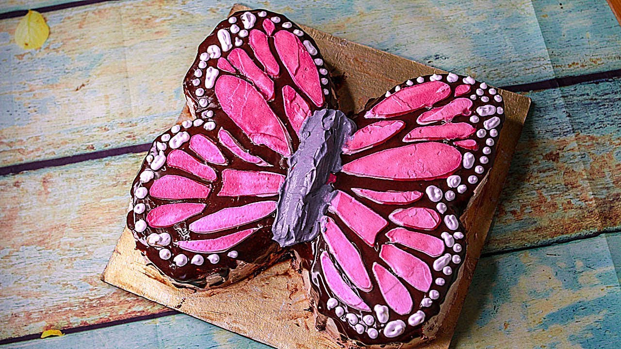 Butterfly Cake | Butterfly Cake Decoration | Birthday Cake Decoration | Yummy Tasty Cake