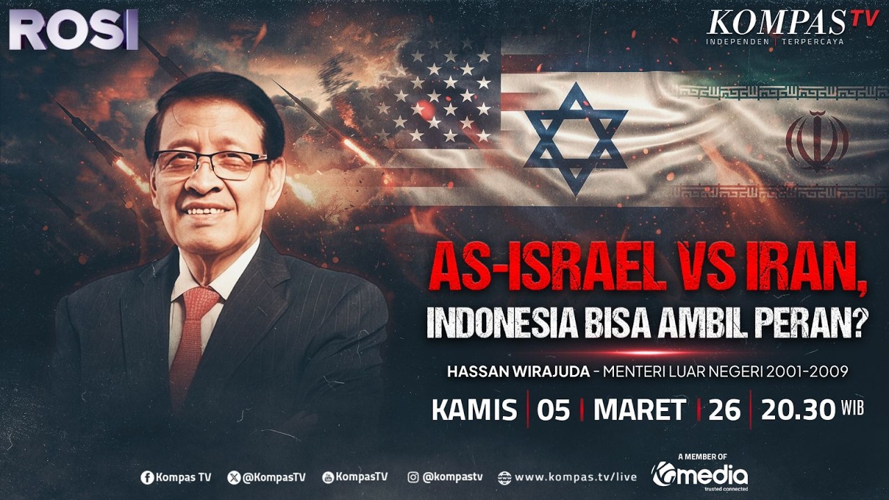 LIVE - AS dan Israel VS Iran, Indonesia Bisa Ambil Peran? Eks Menlu RI Menjawab | ROSI