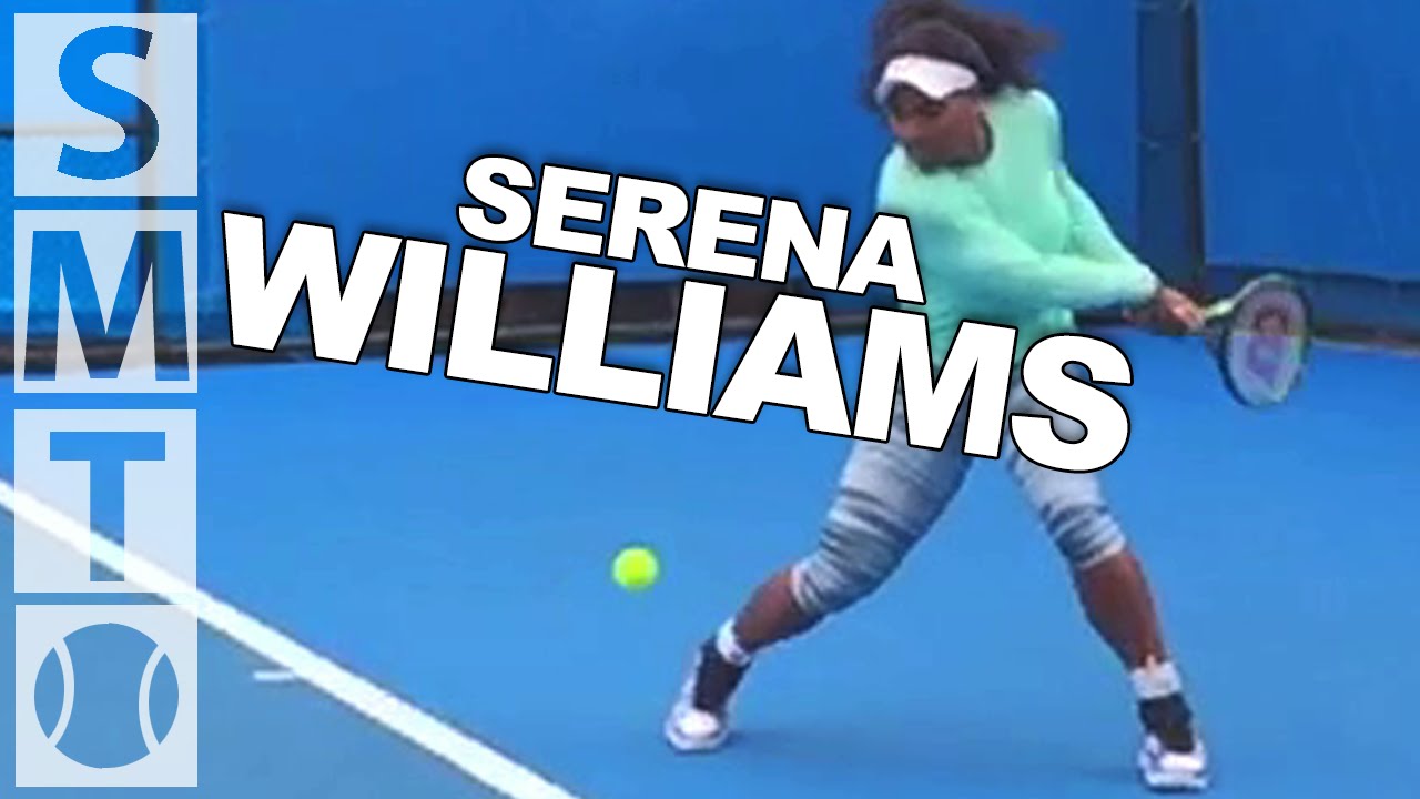 Serena Williams - AO 2015 Forehands & Backhands in Slow Motion 240fps