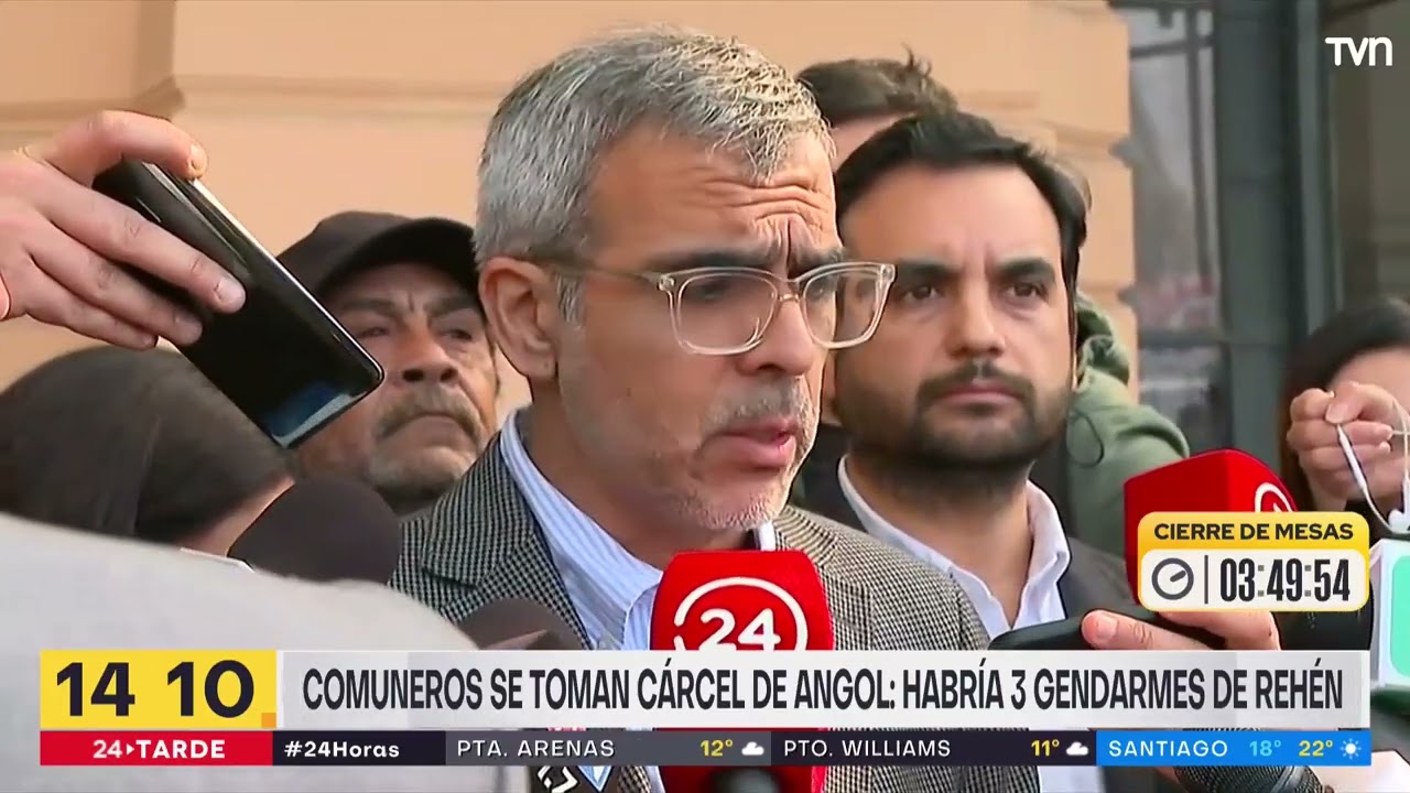 Comuneros se toman carcel de Angol: Habría 3 gendarmes de rehén | Chile Elige